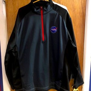 3/4 zip NASA  sweatshirt